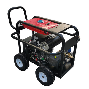 500bar 22LPM 30HP Industrial Diesel Drive High Pressure Washer Cleaning Machine Water Jet Blaster Hydro Jet Cleaner