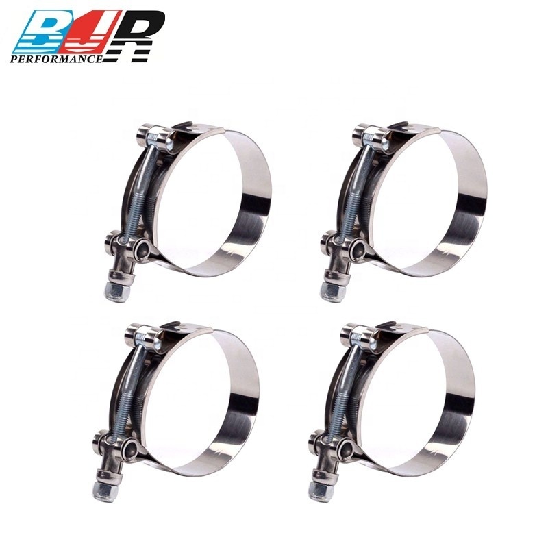 BJR High Performance Stainless Steel 304 Heavy Duty Double T Bolt Hose Clamp