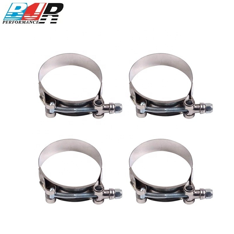 BJR High Performance Stainless Steel 304 Heavy Duty Double T Bolt Hose Clamp