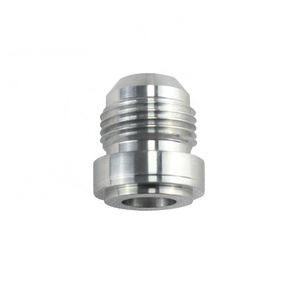 BJR Performance Parts Aluminum AN6 AN8 AN10 AN12 AN16 Male Weld On AN Fitting Bung Hose Adapter