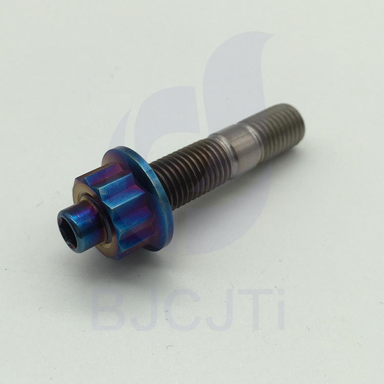 Factory supply Gr5 m8 m10 titanium double end stud