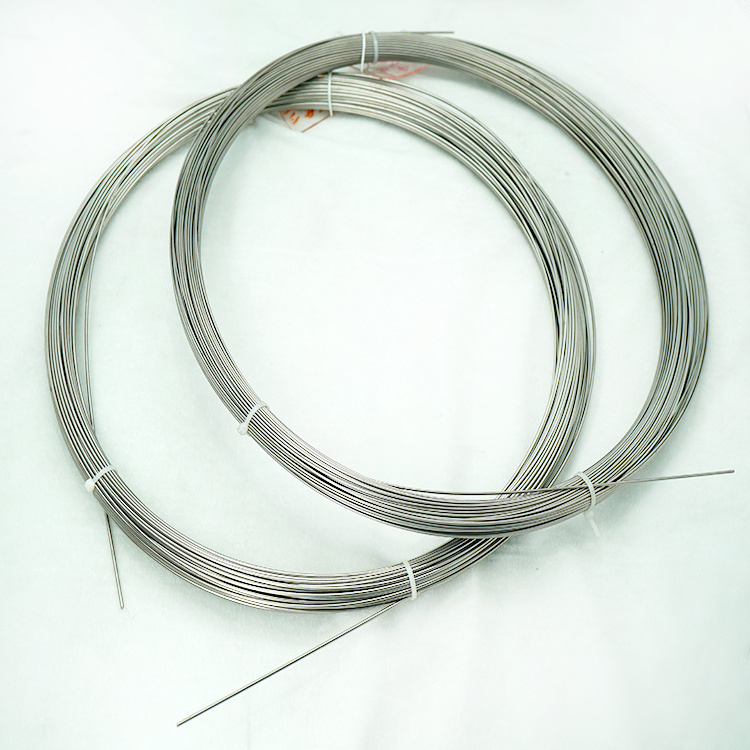 Factory supply shape memory alloy 0.1mm niti nitinol wire