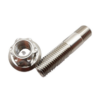 Factory supply Gr5 m8 m10 titanium double end stud