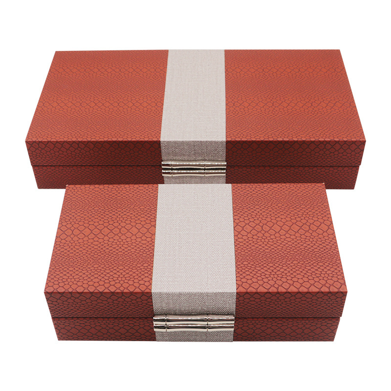 Personalised custom color match quadrate leather Large capacity jewelry storage box for girl