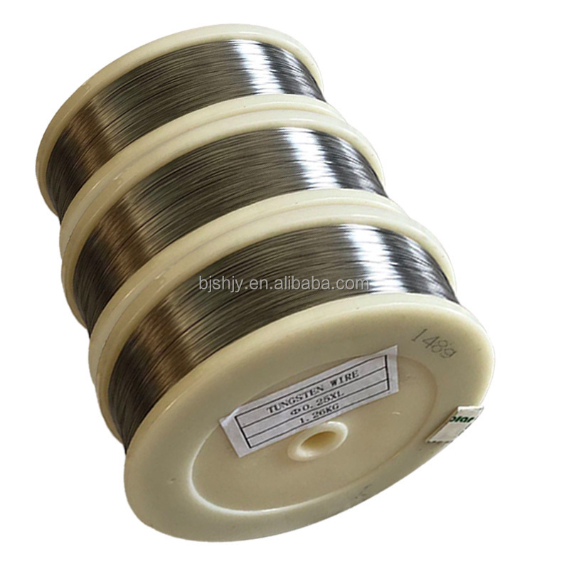 Clean surface resistance wolfram filament 0.6 thorium wt20 tungsten thin wire price