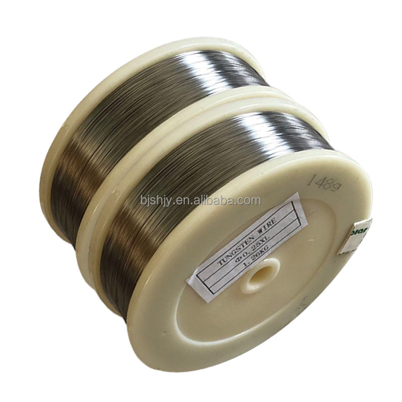 Clean surface resistance wolfram filament 0.6 thorium wt20 tungsten thin wire price