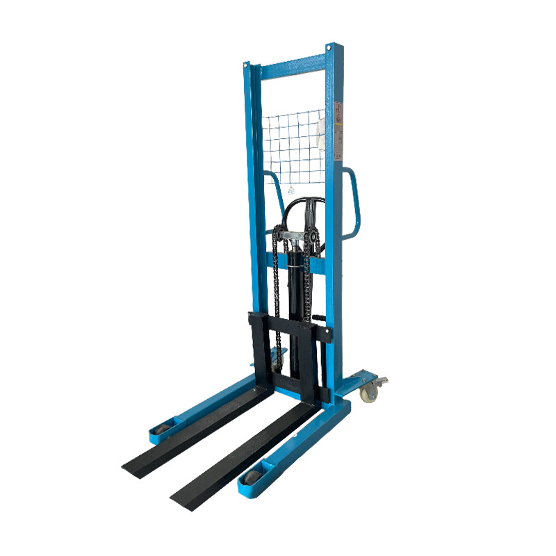 Manual Pallet Forklift 3Ton Hand Hydraulic Forklift Stacker 1.6Meter Manual Stacker Forklift Truck