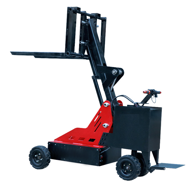 Small Mini Electric Forklift 1.4M High Lift Four Fulcrum Balance Hydraulic Electric Forklift For Sale