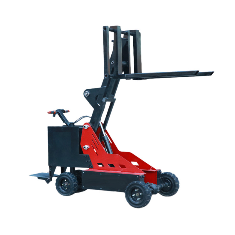 Small Mini Electric Forklift 1.4M High Lift Four Fulcrum Balance Hydraulic Electric Forklift For Sale