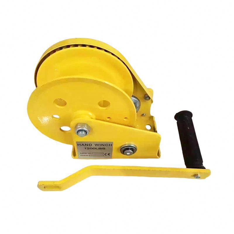 1800Lbs Manual Lifting Hand Winch Small Cable Winches With Self-Locking