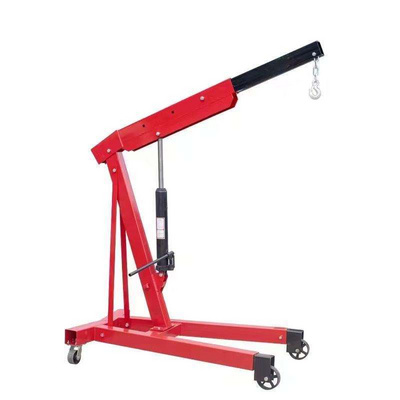 Shop Crane Mobile Engine Hoist Lifter Folding Small Engines Workshop Hydraulic Lift 2 Ton Car Crane