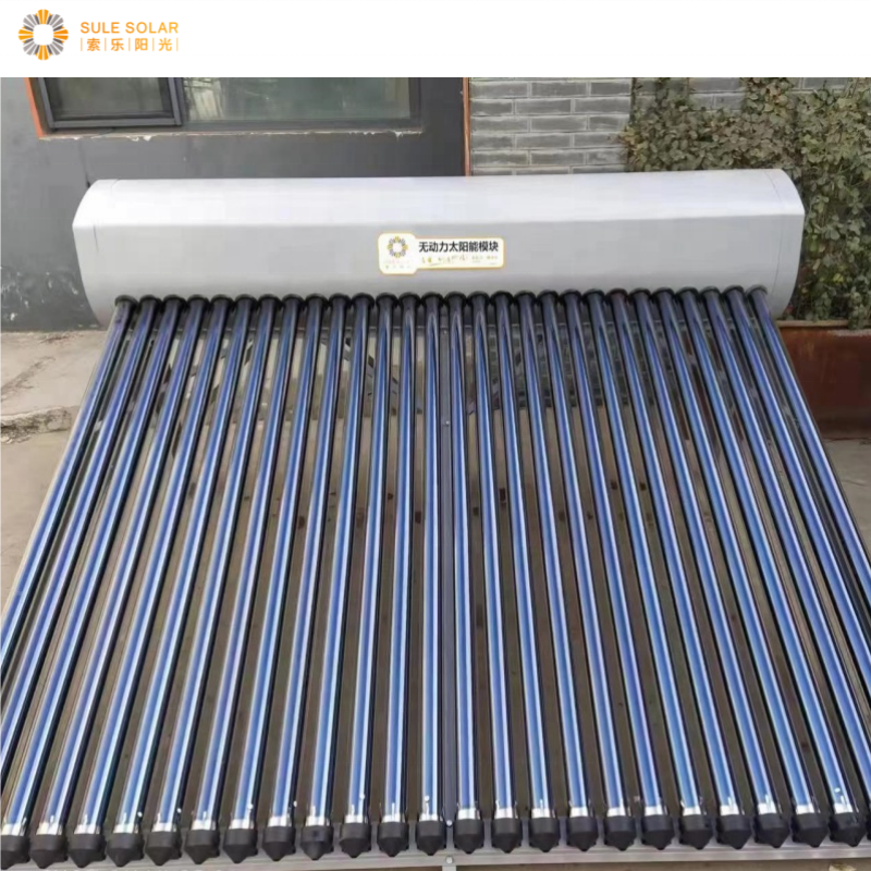 NEW 200 Liters To 300 Liters CE Certified Evacuated Pipe Compact Pressurized Solar Hot Water Heater