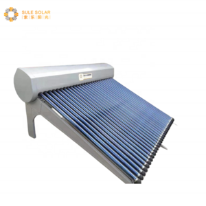 NEW 200 Liters To 300 Liters CE Certified Evacuated Pipe Compact Pressurized Solar Hot Water Heater