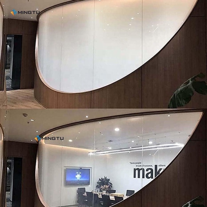 Mingtu Colored Electrochromic Glass Pdlc Window Privacy Smart Film