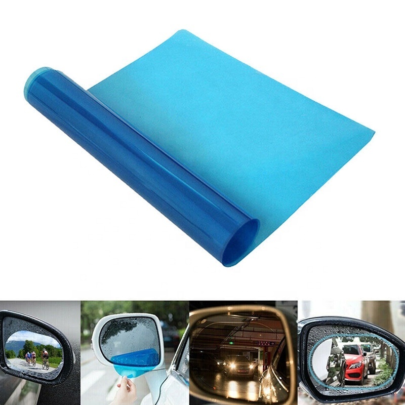 Mingtu Car Rearview Mirror Film Anti Fog Anti Glare Rainproof Waterproof HD Clear Protective Sticker Film for Car Mirrors