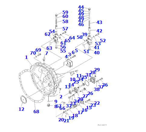 D85A-21 Torque Converter 154-13-00201