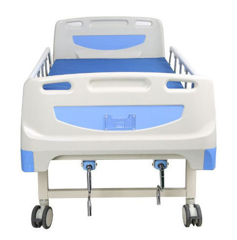 Factory price function adjustable medical manual  2 cranks manual care bed