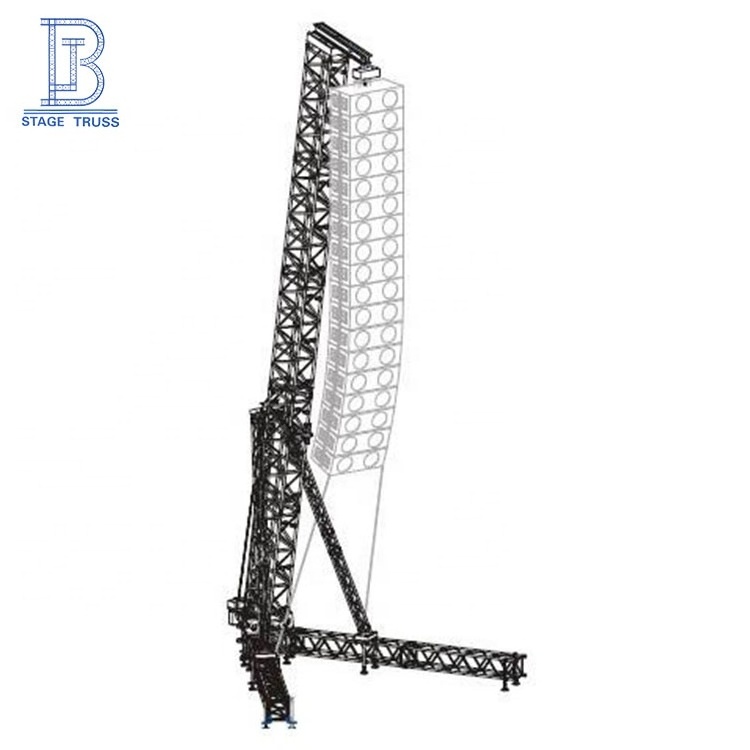 High quality durable line array truss dj lighting truss tower aluminum speaker stand truss for audio