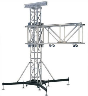 Sound system aluminum line array speaker layer truss lift tower display lift truss for sale