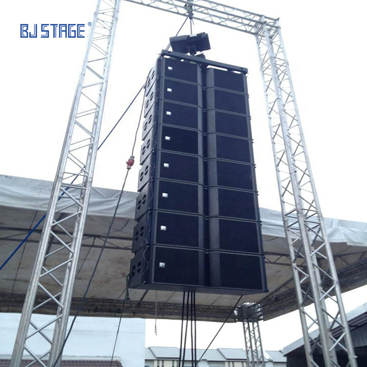 Aluminum line array speaker sound system lift tower display truss for sale