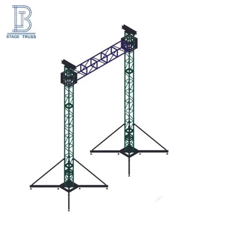 Aluminum adjustable tower truss lighting lift tower plus tower lifter support truss