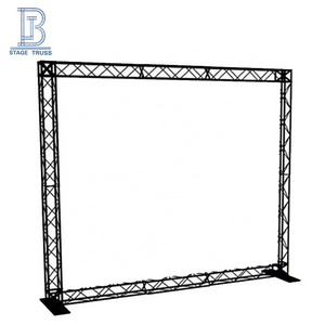 Light weight aluminum box truss for mini stage truss