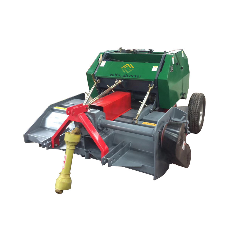 chinese make cheap price mini round hay baler for sale with straw stalk cutter baler machine