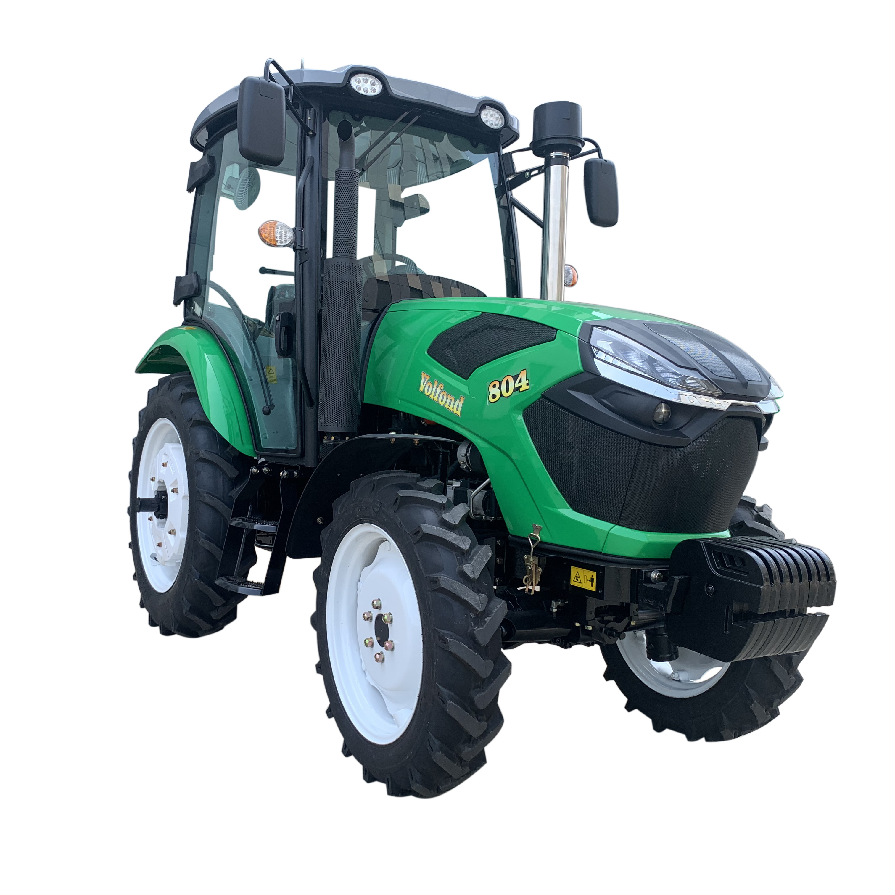 Hydraulic Outpt Wide Tyre High Quality 4X4 Wheel Multifunctional 80hp Farm Tractor With Front End Loader and Backhoe For Sale