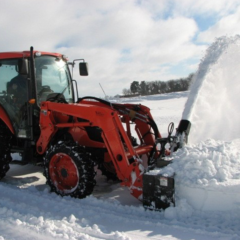 China hot selling snow thrower machine snow blower for farm wheel tractor front end Loader