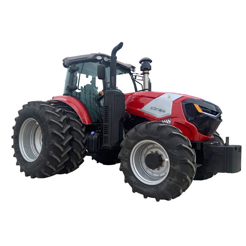 Adjustable wheelbase 260hp heavy model farming tractor Shang Chai engine tractor for farmer