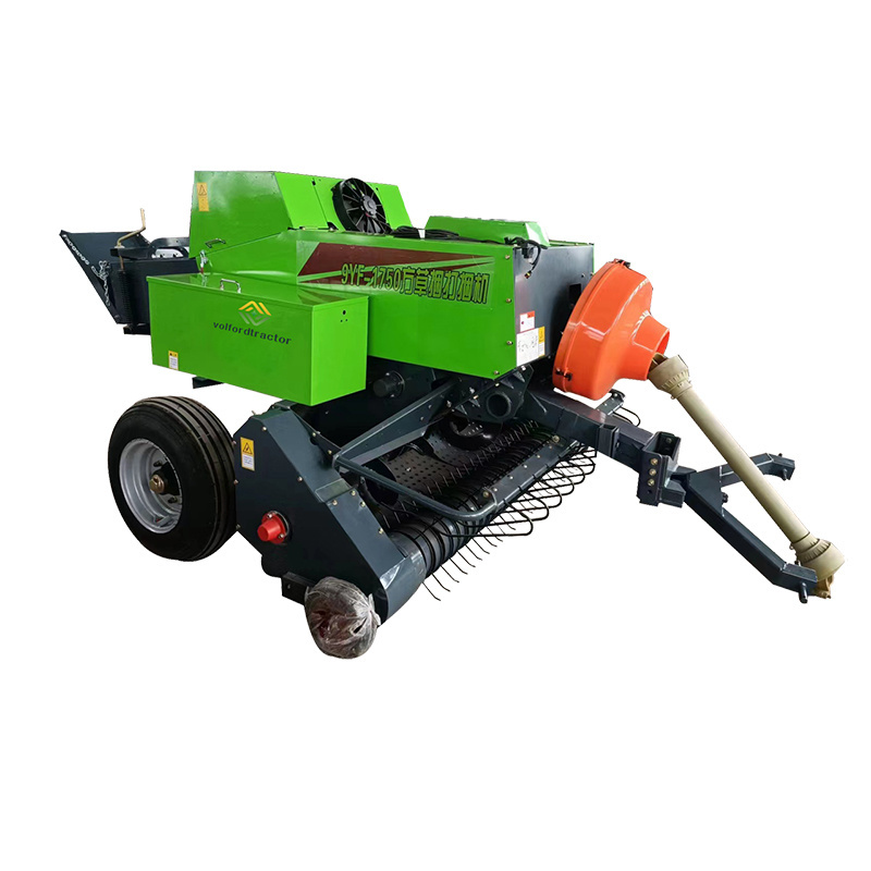 chinese make cheap price mini round hay baler for sale with straw stalk cutter baler machine