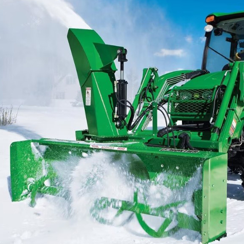 China hot selling snow thrower machine snow blower for farm wheel tractor front end Loader