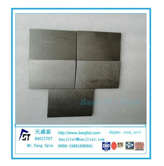 high purity niobium titanium alloy sheet plate