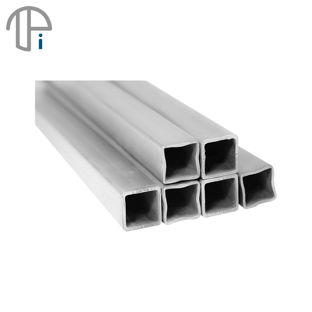 Rectangular Tube Stainless Steel Pipe Metal Square Tube/ Titanium Grade 1/ 2/9 Pure Tubular Seamless Tubing Fittings Min 0.5mm