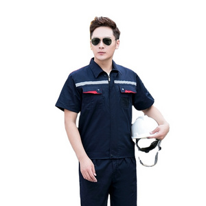 Promotional Top Quality  Industrial Safety Workwear Jackets Pants Uniform Work Overalls Uniform For Men