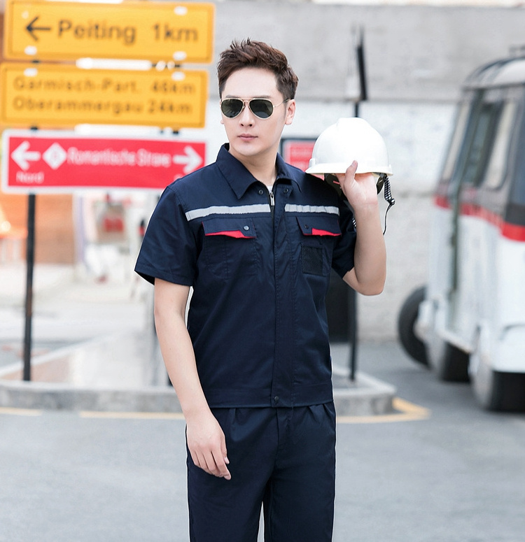 Promotional Top Quality  Industrial Safety Workwear Jackets Pants Uniform Work Overalls Uniform For Men