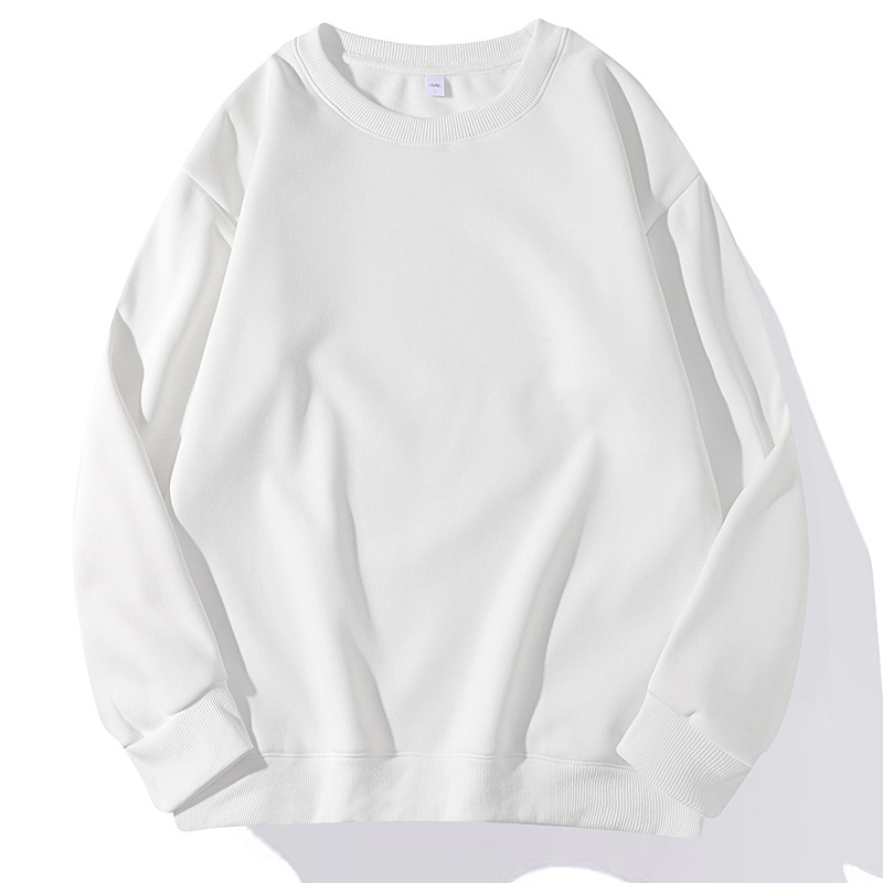 custom embroidered logo unisex heavyweight cotton french terry crewneck sweatshirt men's sweaters