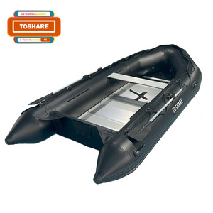 Toshare Custom Outdoor Inflatable Sport Speed PVC Fishing Boat Stylish Rowing Boat OEM ODM fishing inflatable boat