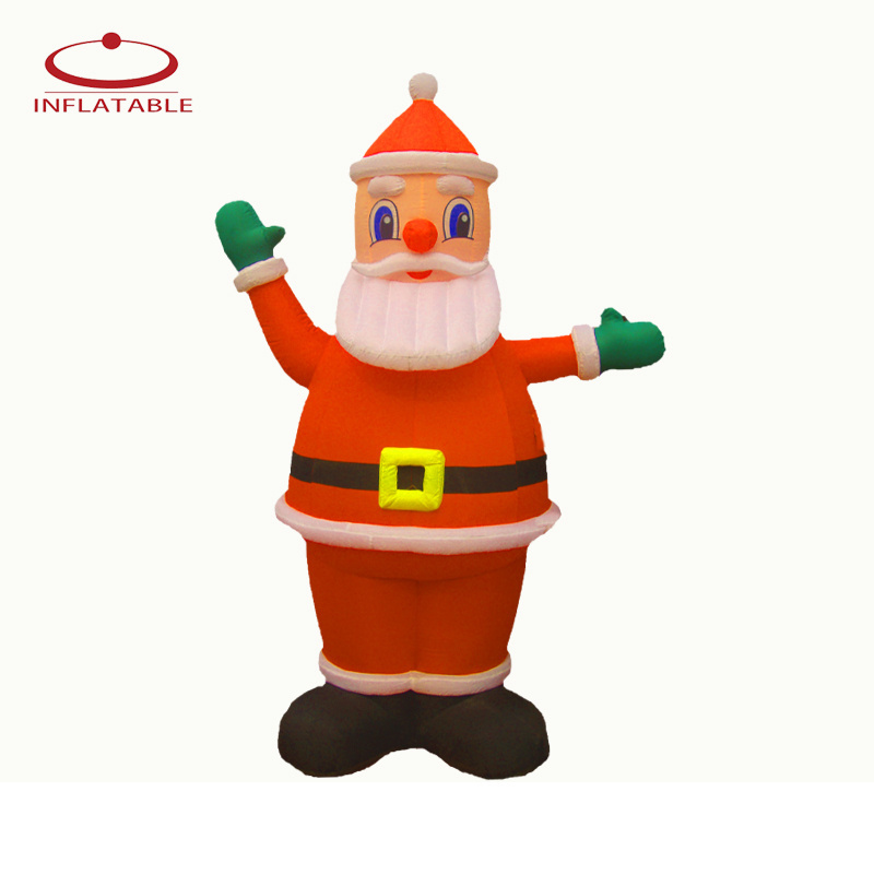 2023 Giant Cartoon Christmas Outdoor Inflatable Santa Claus For Outdoor Decoration