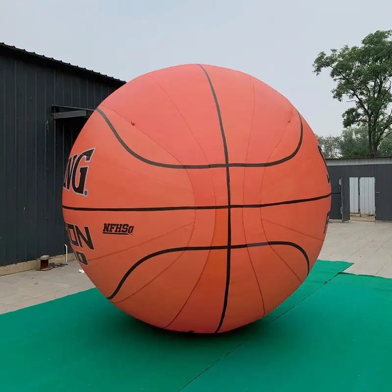 Basketball Advertising with Blower Inflatable Floating PVC Airtight Inflatable 2m Advertising Balloon