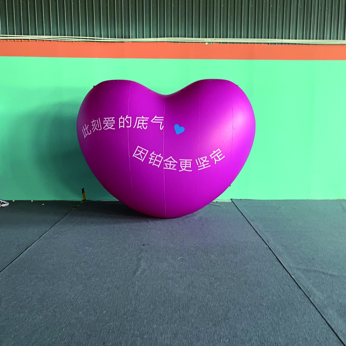 Customized PVC DIGITAL PRINT Valentines Decoration Giant Inflatable Red Heart Huge Inflatable Heart