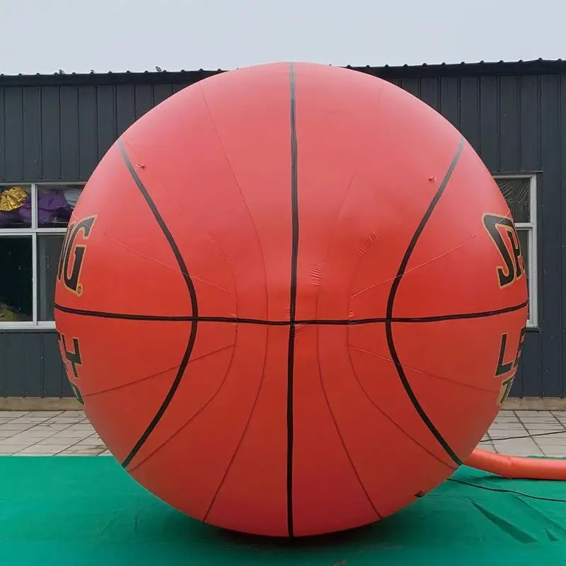 Basketball Advertising with Blower Inflatable Floating PVC Airtight Inflatable 2m Advertising Balloon