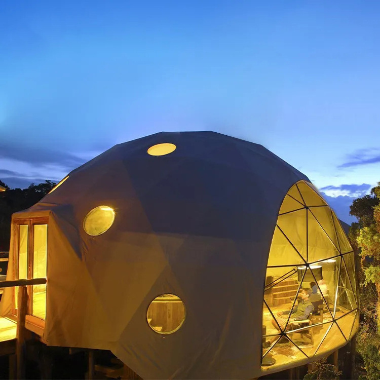 Luxury Design Geodesic Igloo Glamping Resort Camping Dome Tents for Selling