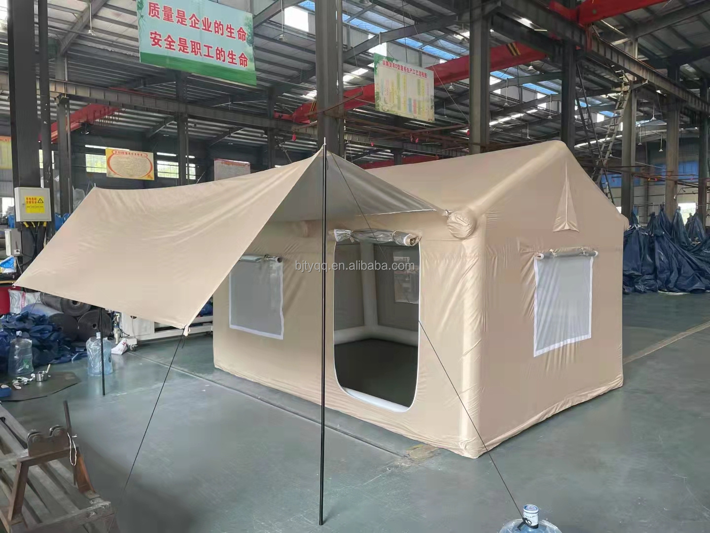 Outdoor camping inflatable tent folding full automatic speed open ultra light travel camping tent