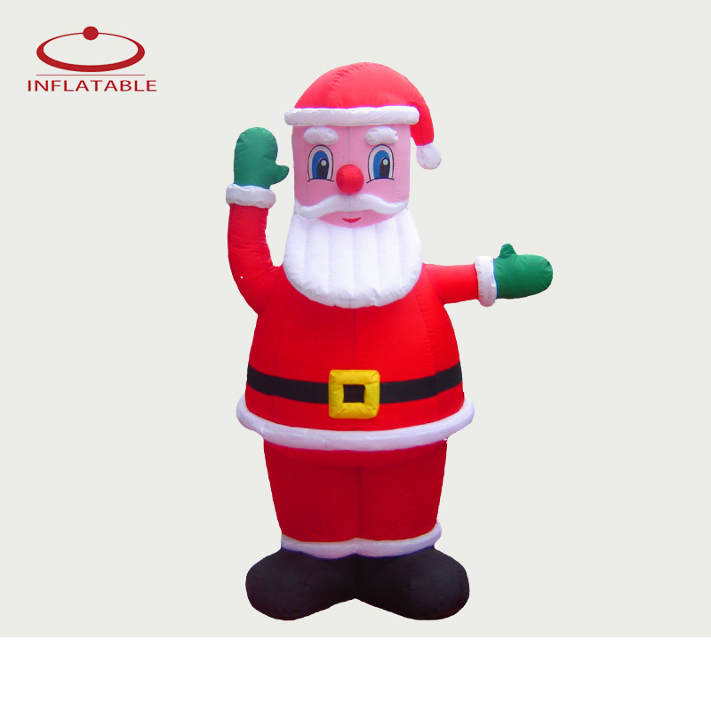 2023 Giant Cartoon Christmas Outdoor Inflatable Santa Claus For Outdoor Decoration