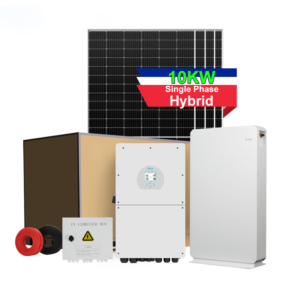 5kw 10kw 25kw Solar Power System hybrid Home 25kw Solar Panel Energy Systems