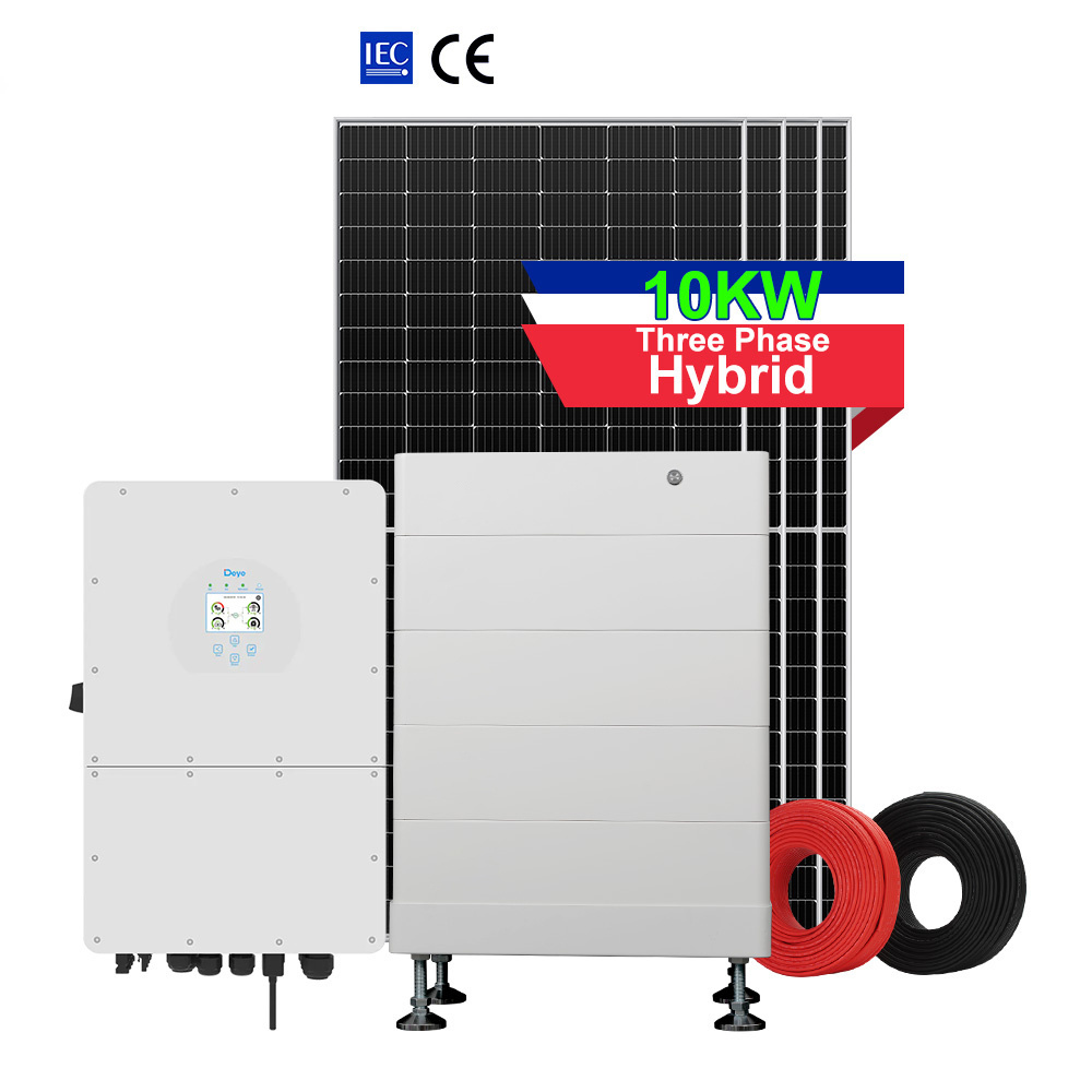 Hybrid  10kw 12kw 15kw 20kw 25kw  Complete Home Solar Energy System