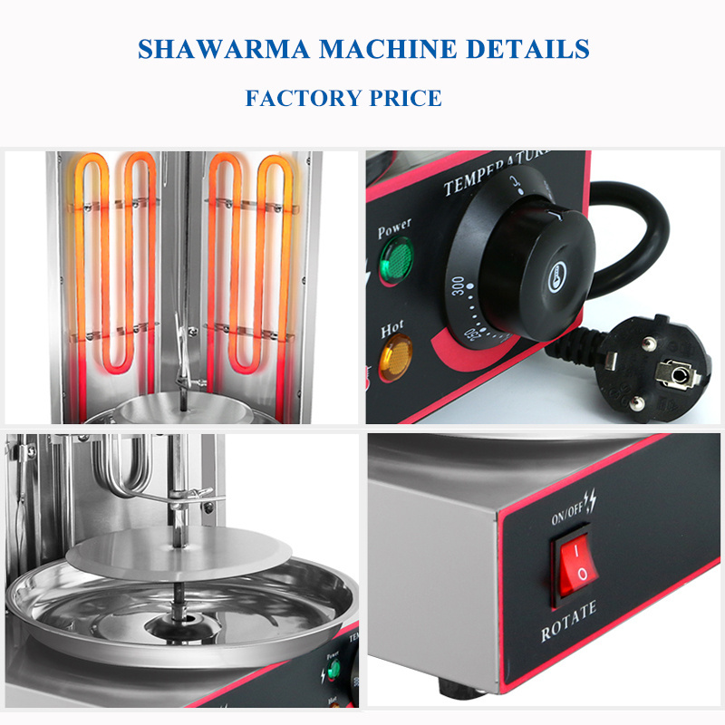 Mini Shawarma Machine Electric For Home Small Doner Kebab Grill Gyro Machine Wholesale