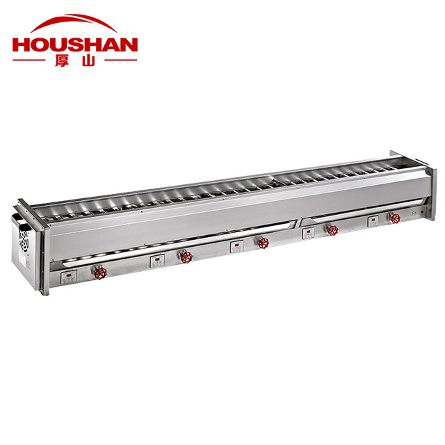 High Temperature 800 Degree Stainless Steel Gas BBQ Grill Commercial