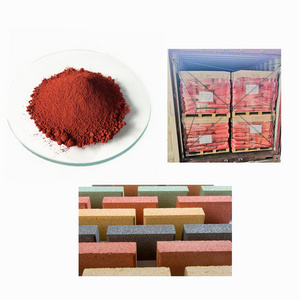 Color Pigment Inorganic Pigment Iron Oxide Red 130 for Plastics Paint Coating